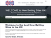 New Betting Sites UK